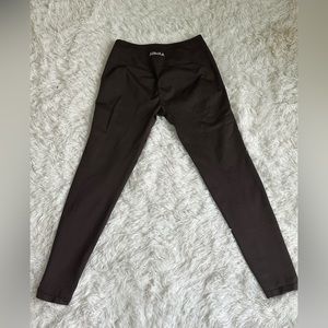 AUROLA Scrunch leggings maroone